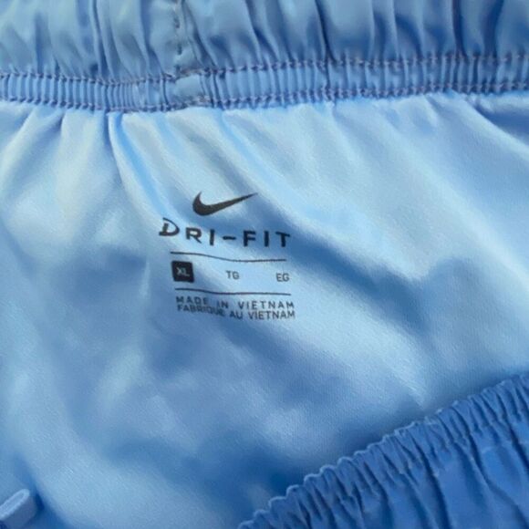 Nike Women's Blue Dri-Fit Elastic Waist Lined Athletic Shorts Size XL - Picture 6 of 6
